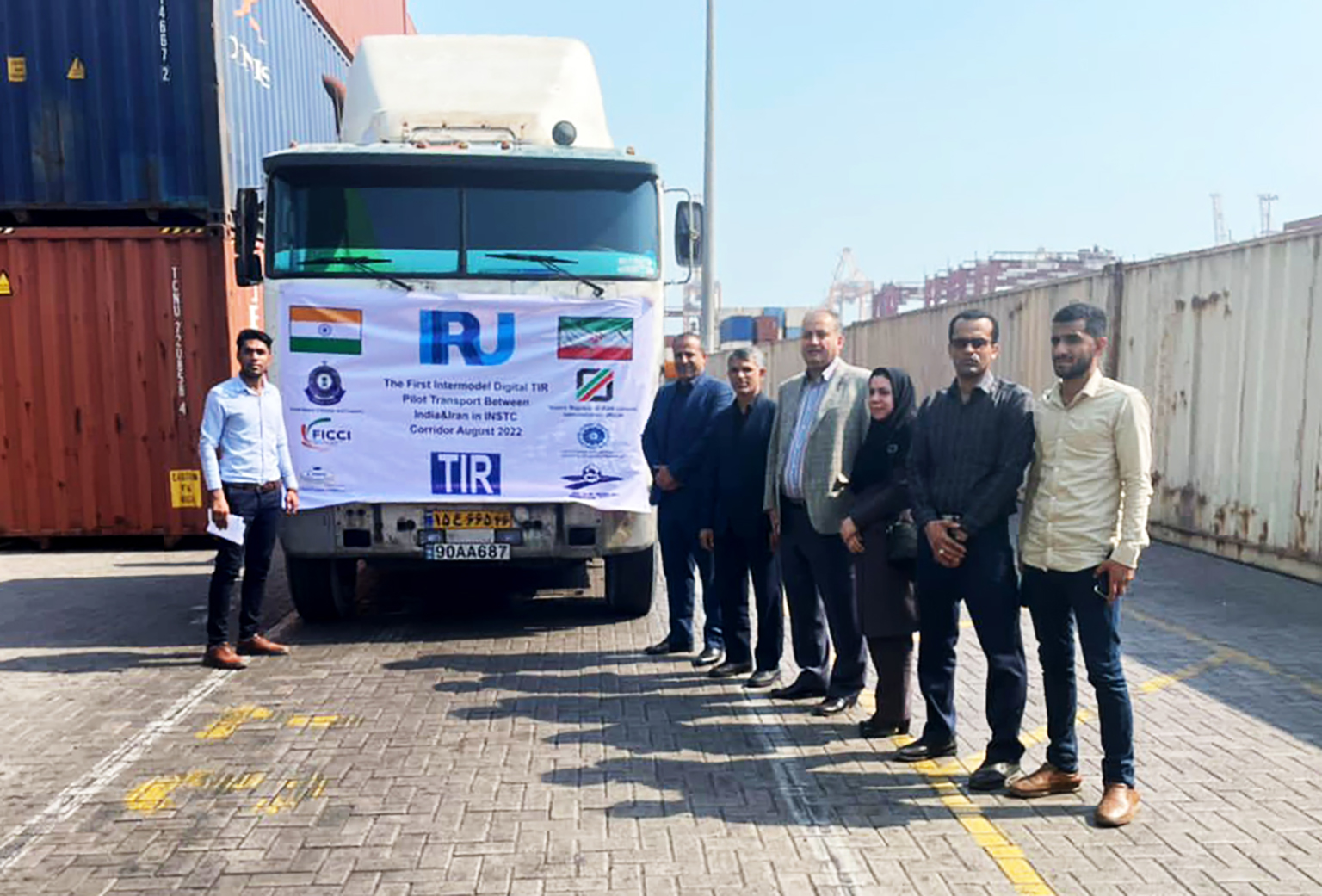 Первая цифровая интермодальная перевозка МДП между Индией и Ираном