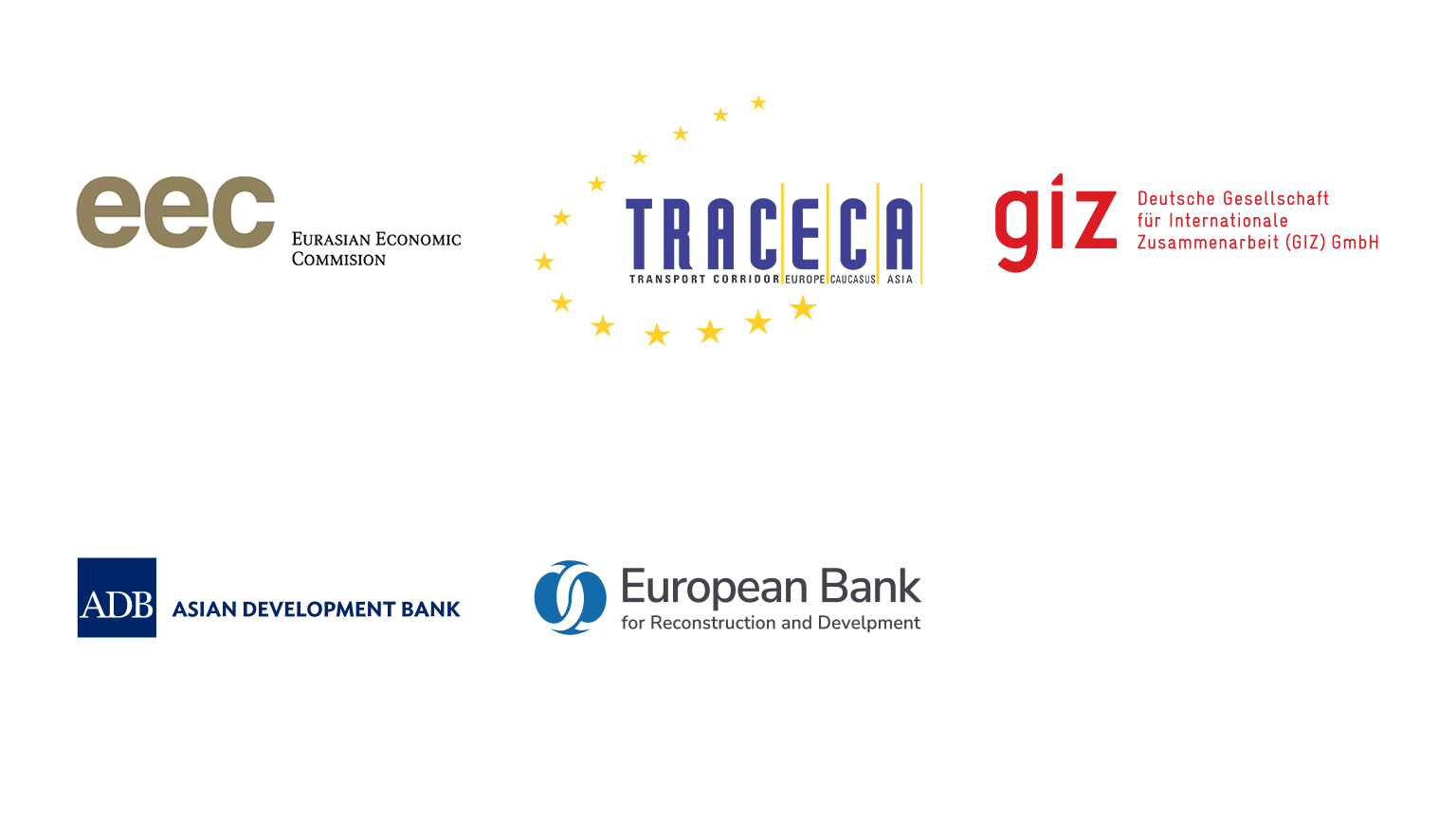 EEC - TRACECA - GIZ - ADB - EBRD