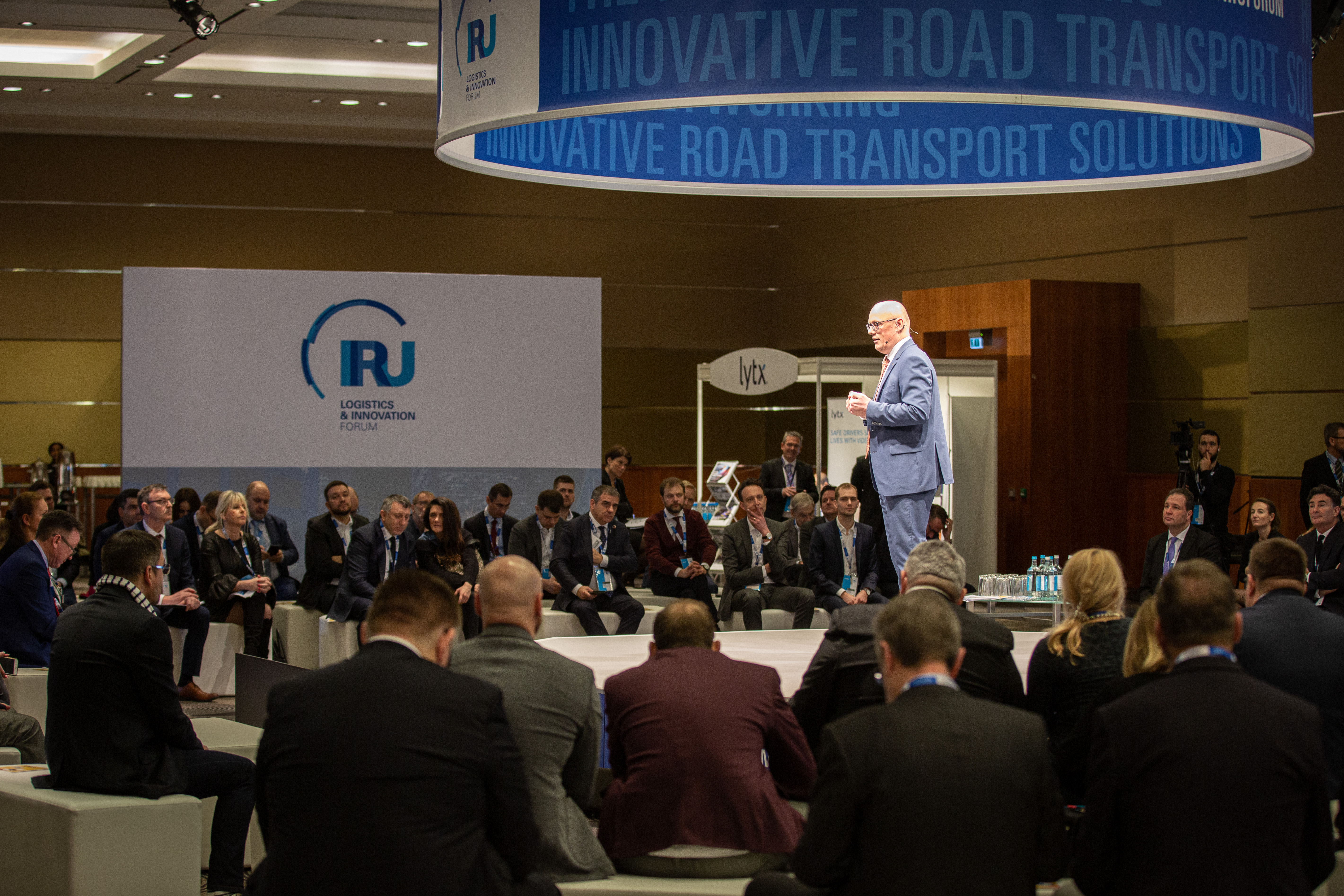 Road transport event speaker