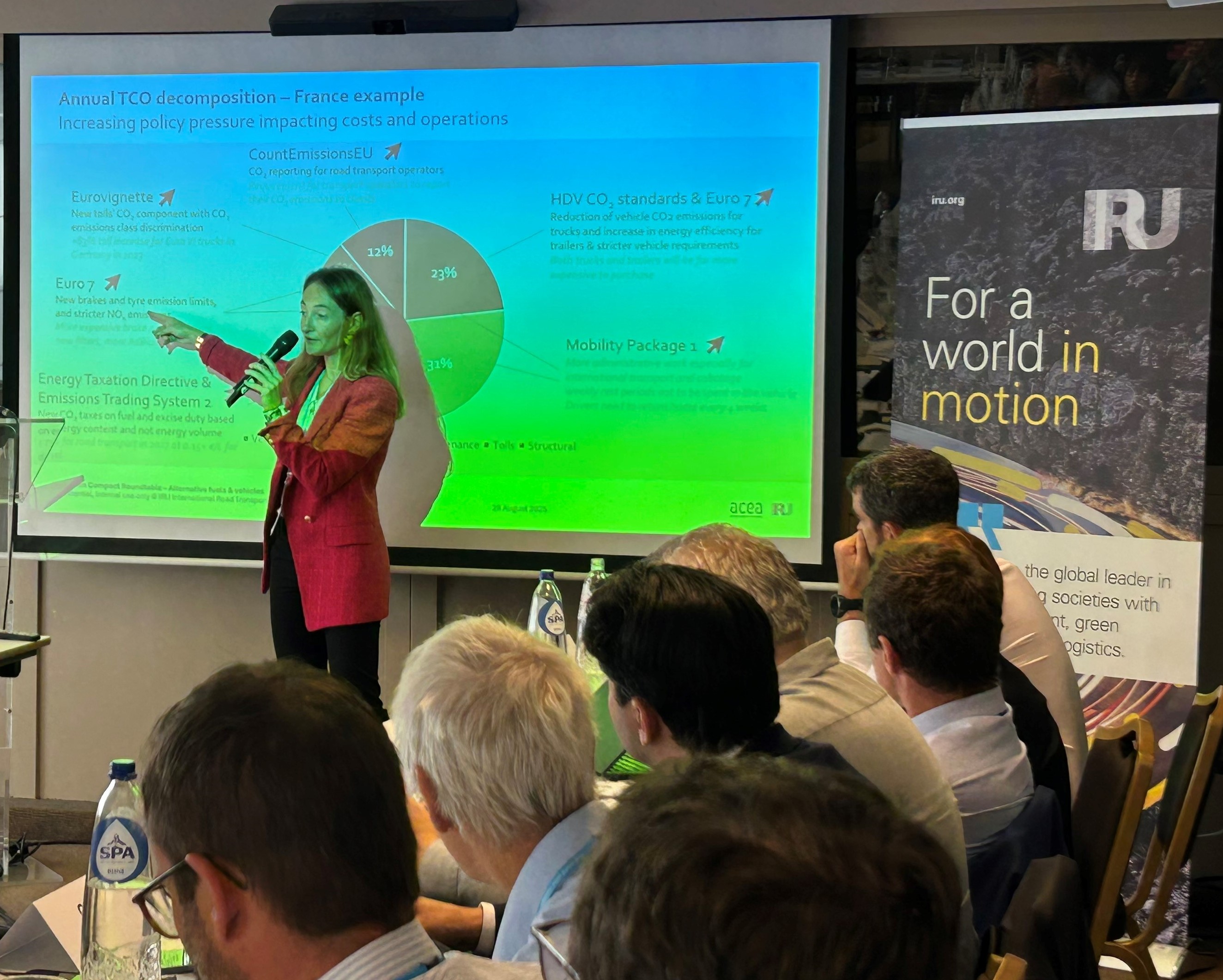 IRU Green Compact roundtable at ACEA tackles alternative fuels and vehicles