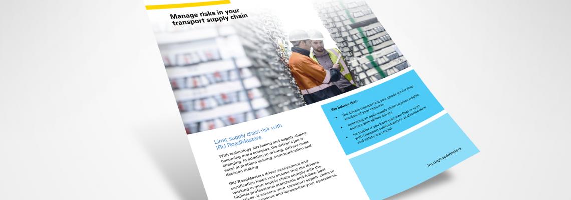 IRU RoadMasters - Manage risks in your transport supply chain