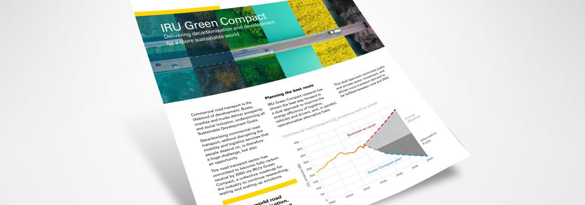 IRU Green Compact &ndash; Delivering decarbonisation and development for a more sustainable world