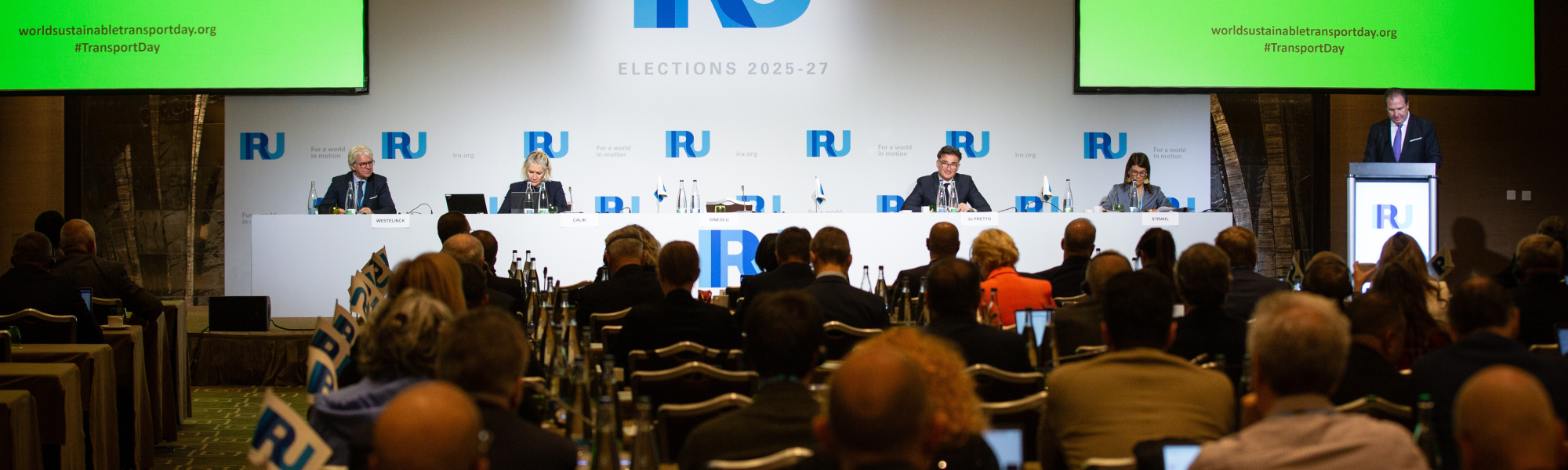 The IRU General Assembly and council meetings in Geneva last week brought together IRU members from around the world to discuss ,undefined