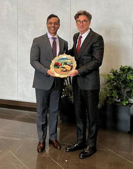 meeting today with Farrukh Shahzad Rao