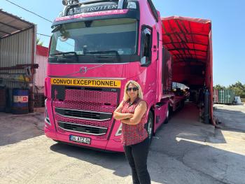 Female truck driver
