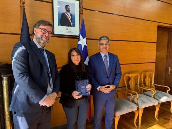 Alejandra Arriaza, National Director of the Customs Service