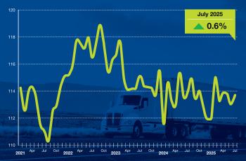 US truck tonnage July 2025