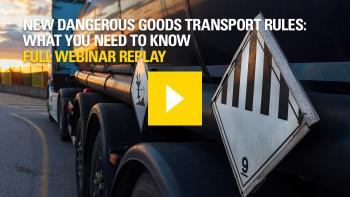 New dangerous goods transport rules: what you need to know - Full webinar replay